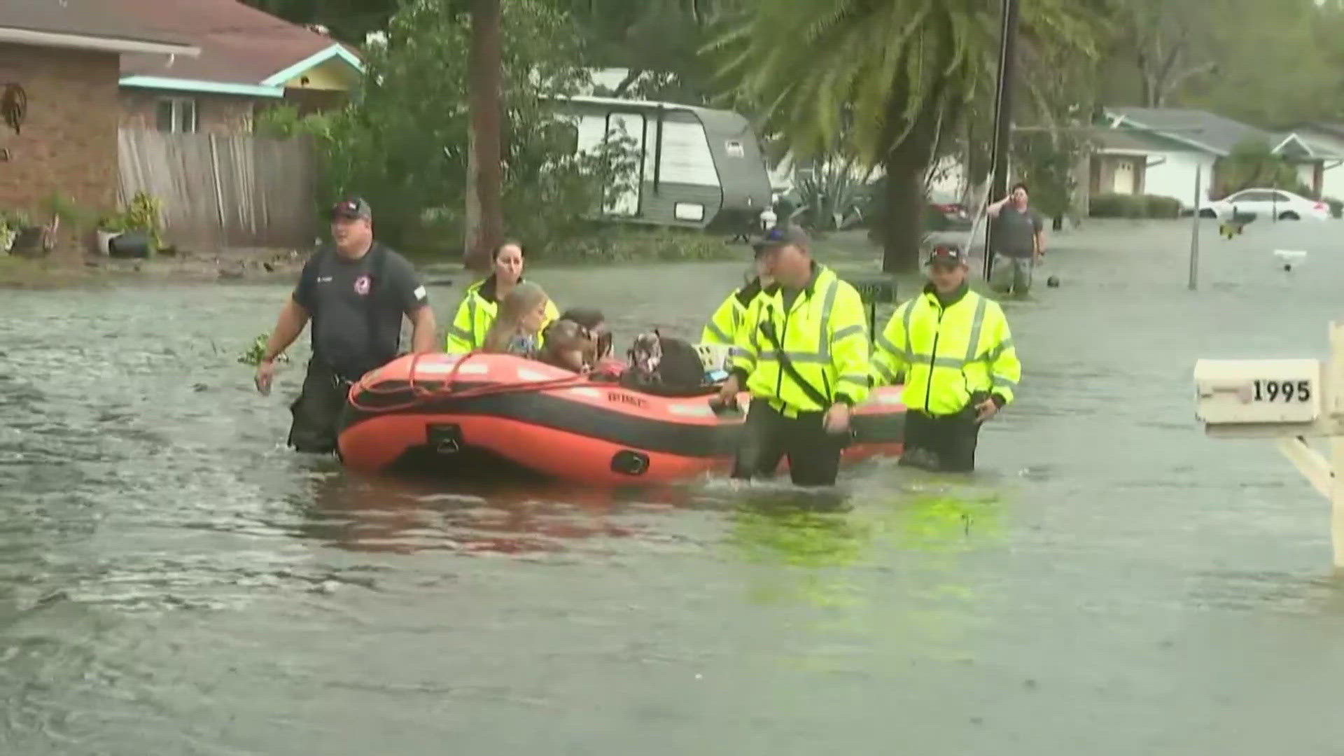 Officials say the storm was not as catastrophic as predicted, but at least five people are dead and at least 3 million people are without power. Via CBS News.