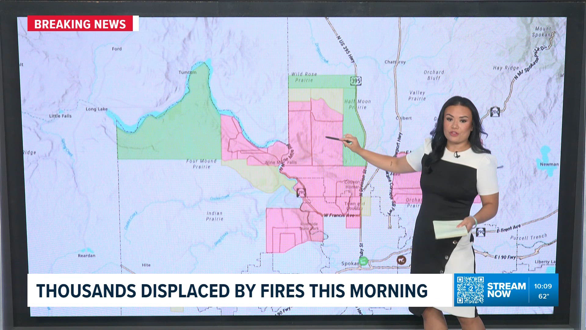 Evacuation updates and maps for Spokane Wildfires | 10 a.m. Update ...
