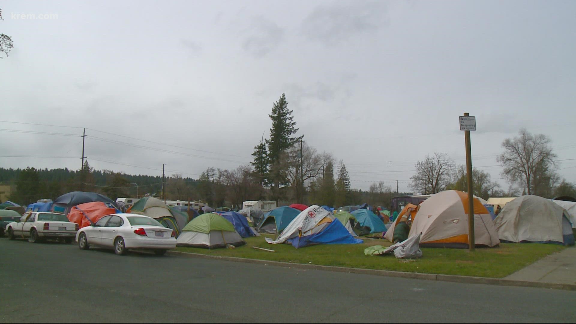 Spokane City Administrator Johnnie Perkins sent a letter to WSDOT on Thursday, stating the department has until Oct. 14 to clear the homeless encampment near I-90.