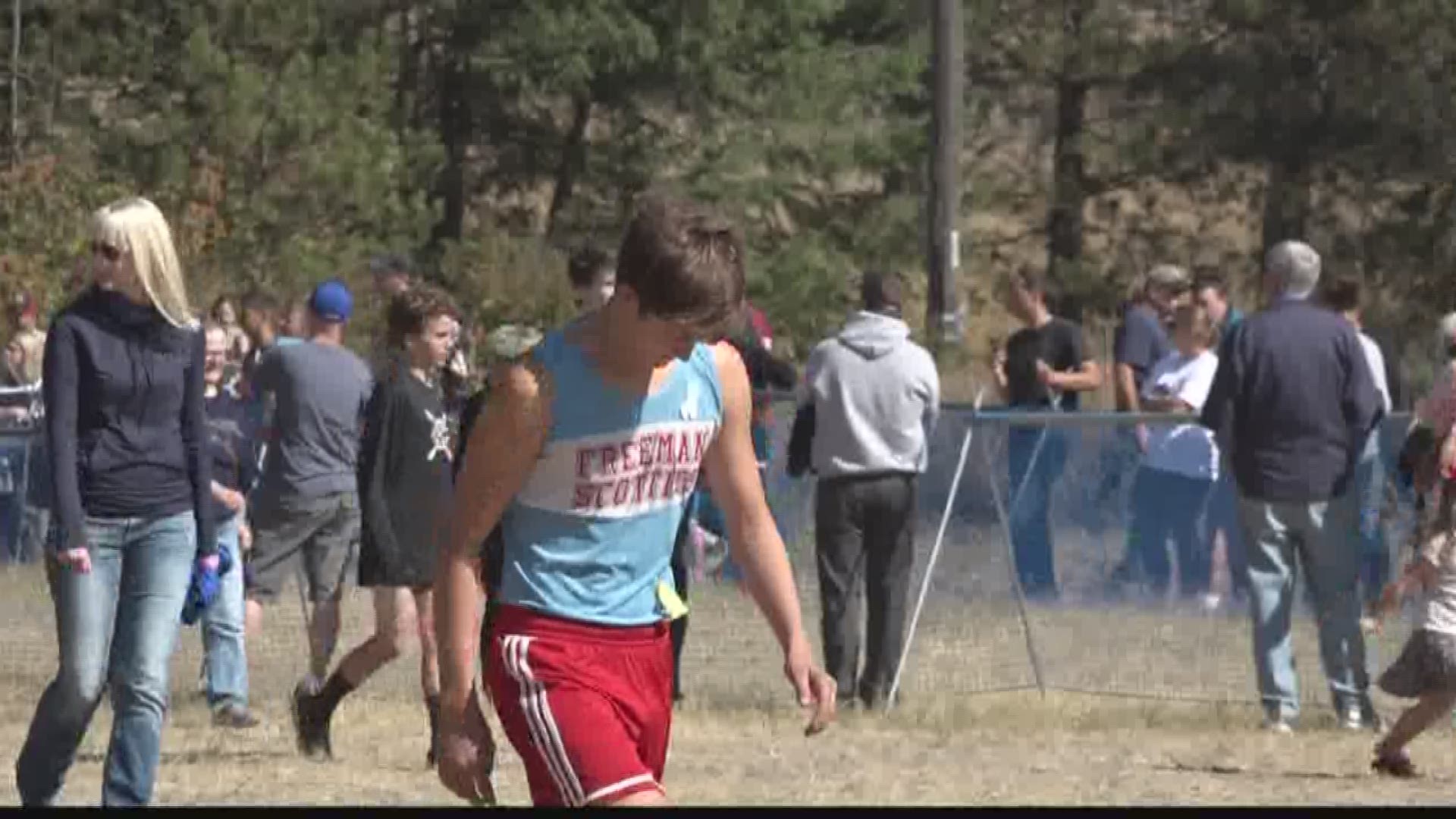 KREM 2's Evan Noorani goes to a cross country meet to talk to the lone Freeman High School competitor about why he decided to run.
