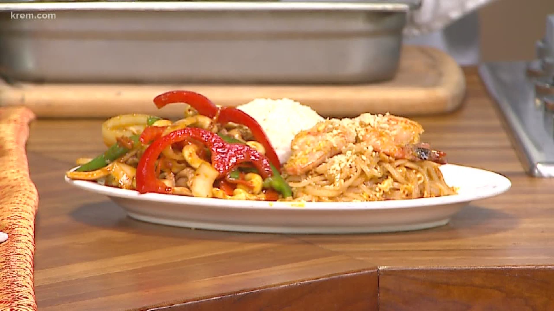 KREM's Jen York and Evan Noorani are in the kitchen with a preview of the Restaurant Week meny at Thai Bamboo.