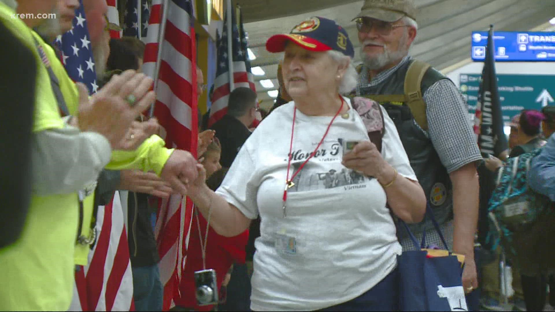 Louise Griffin served in the U.S. Marine Corps and says the trip was more than she could have imagined.
