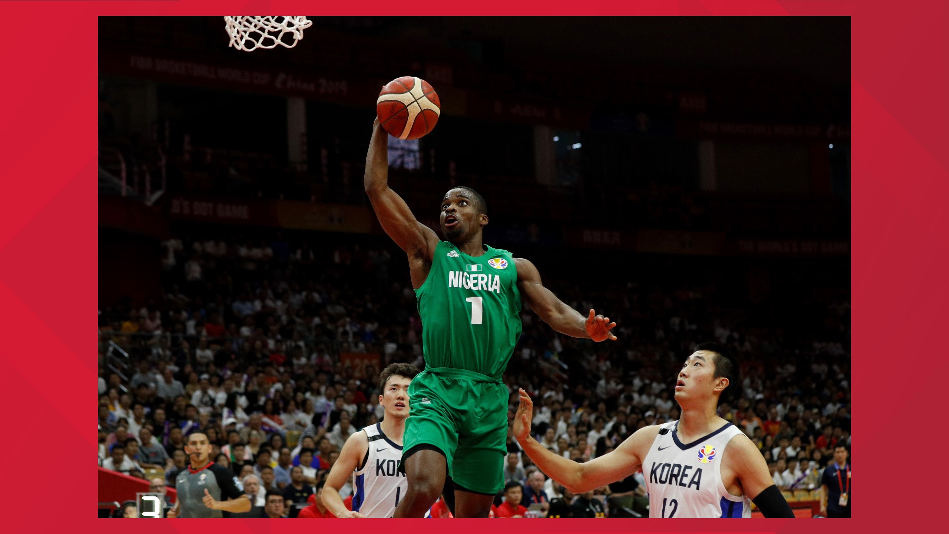 Iroegbu is on Nigeria's current roster hoping to make the 12 man Olympic team. He hit some big shots to help Nigeria beat Team USA recently.