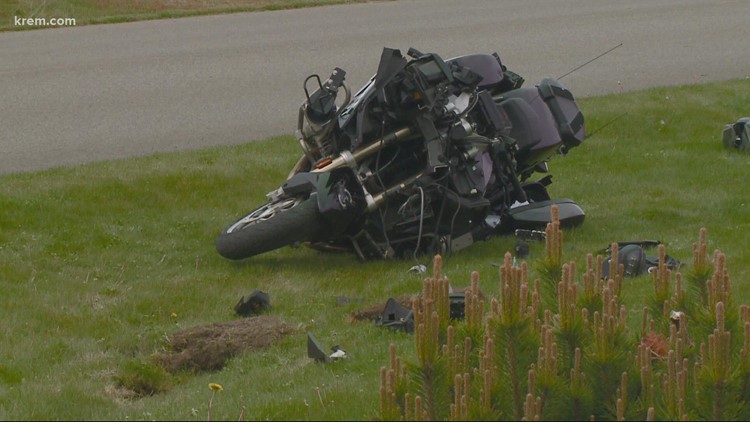 Spokane County deputy injured in motorcycle crash