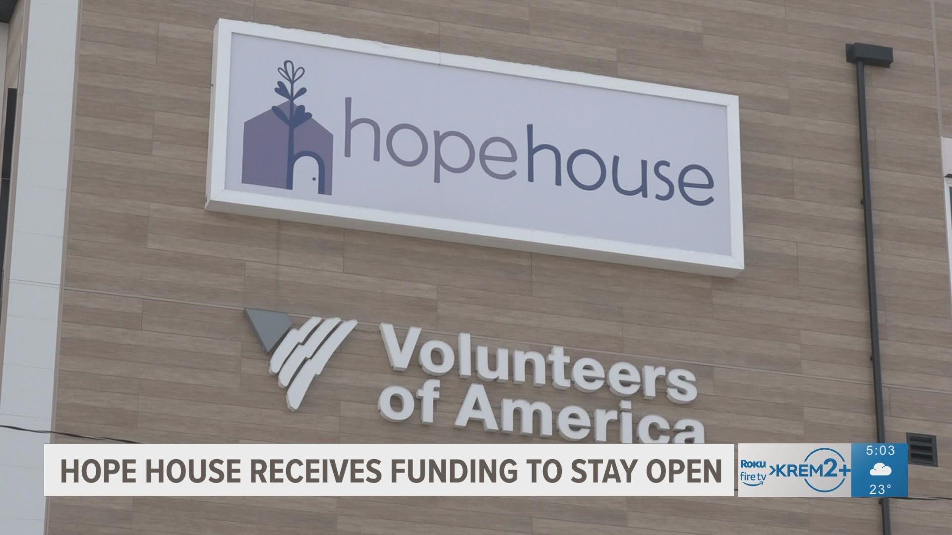 KREM 2's Amanda Roley took a look at the funding for the Hope House.