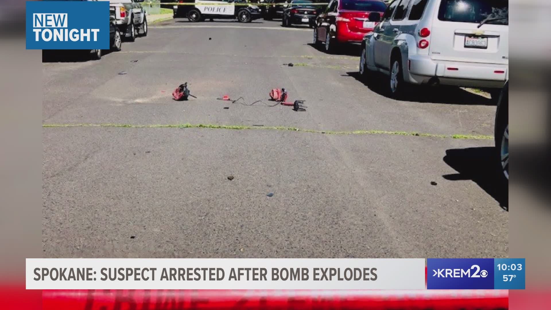 Police: Bomb set off in northeast Spokane, suspect arrested | krem.com