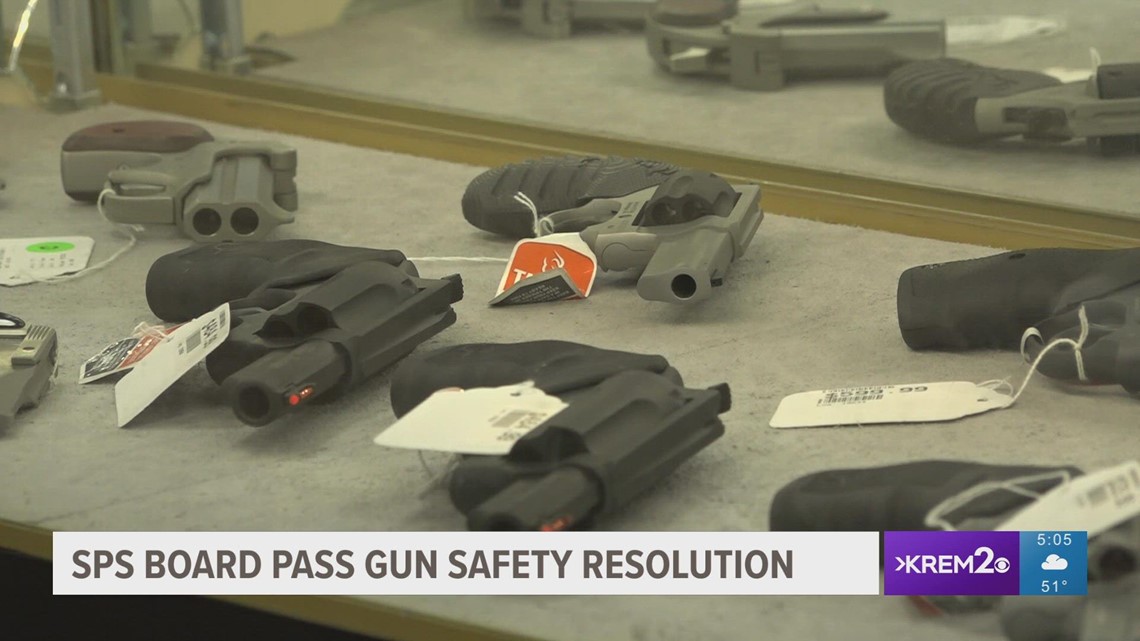 Spokane Public Schools pass gun safety resolution