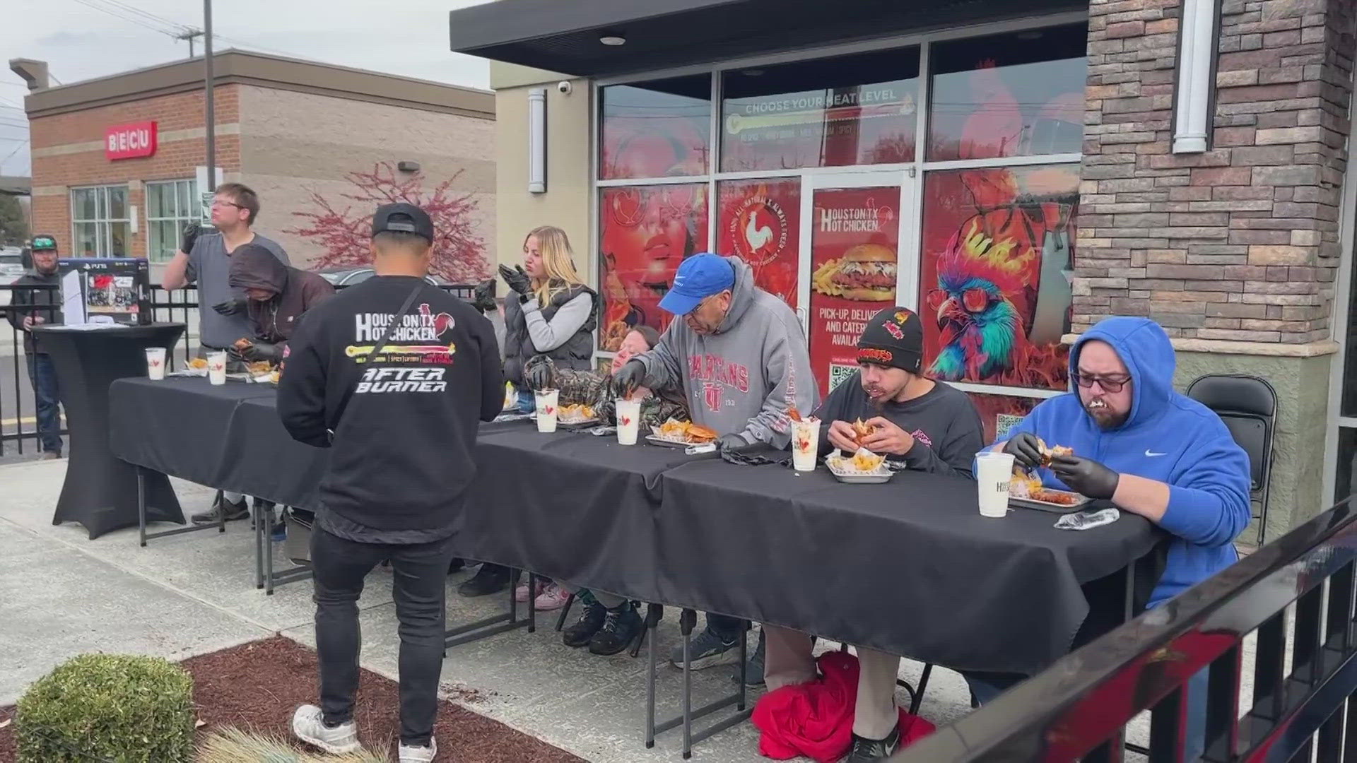 Houston Hot Chicken held a grand-opening celebration for its second Spokane store on Saturday.