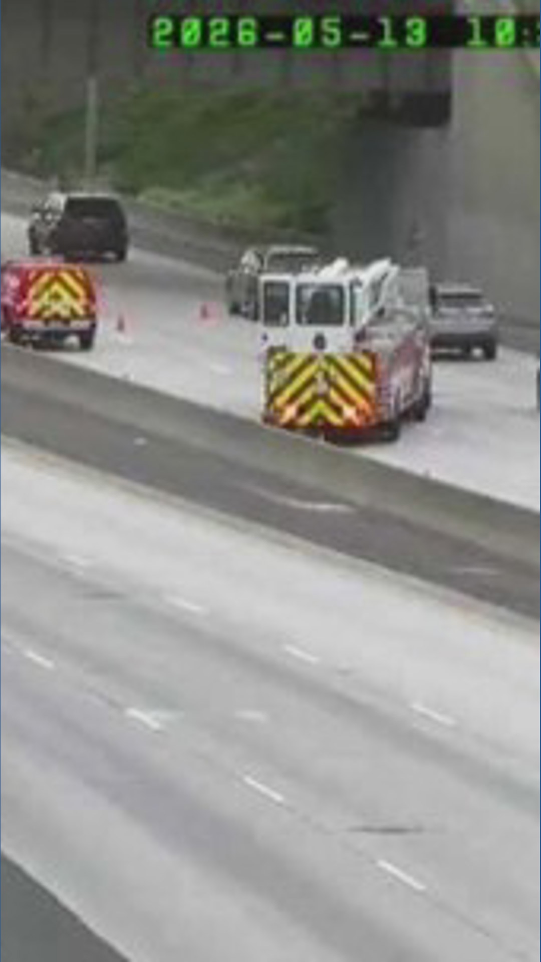 Semi truck flips over on I90 near Latah Creek Bridge | krem.com