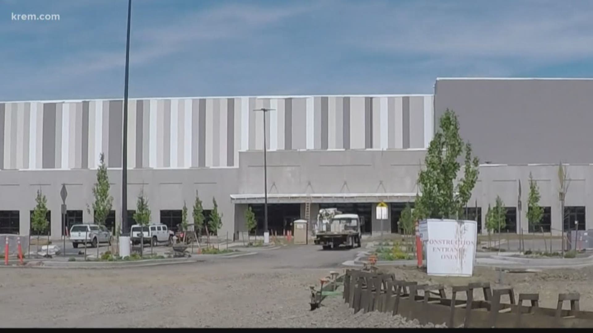 The Amazon fulfillment center near the Spokane International Airport is expected to open by mid-2020.