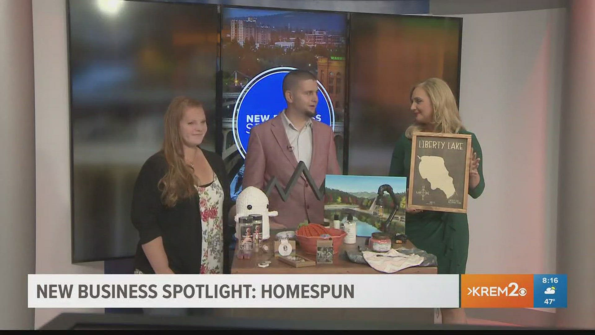 Homespun opens in the Spokane Valley Mall. The store featured locally made decor and gifts.