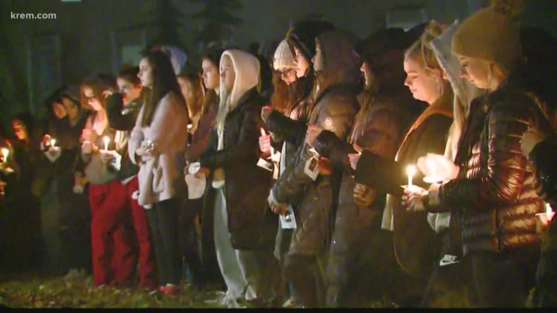 The Pullman community came together to remember the WSU student who died last week.