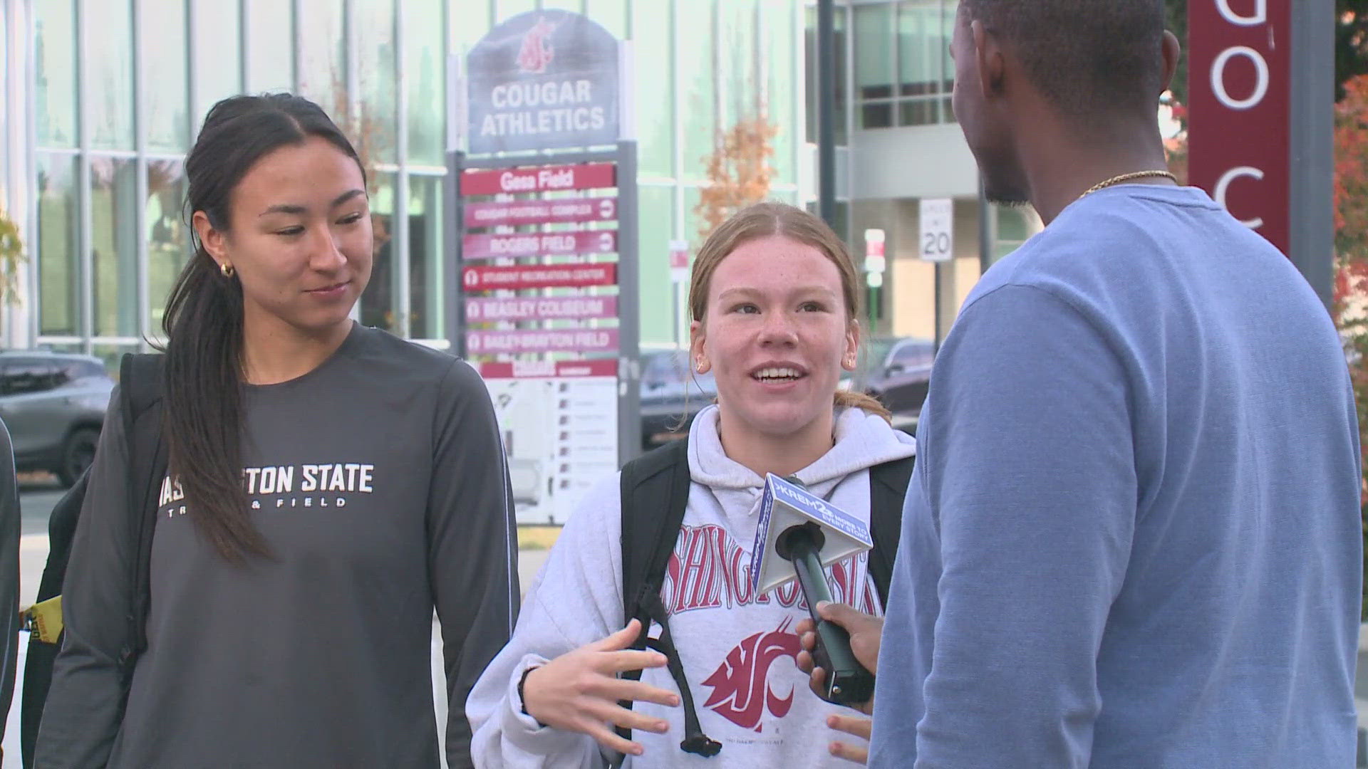 WSU students are finishing schoolwork so they can turn up the Cougar pride for Saturday's homecoming game.