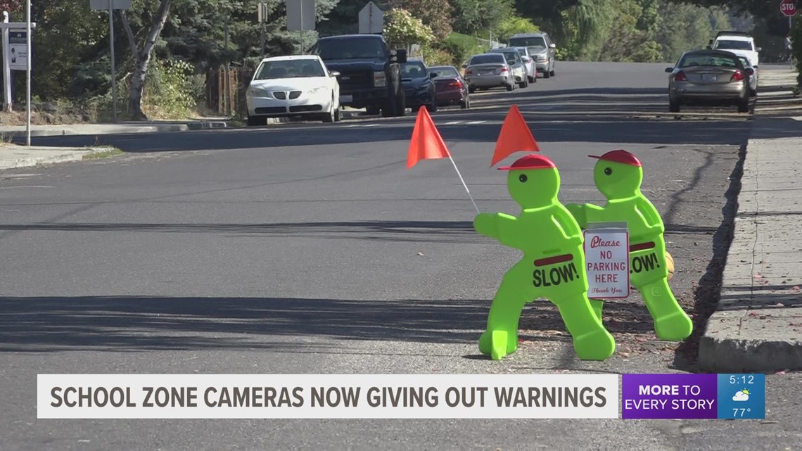 New school zone cameras in Spokane start sending warnings