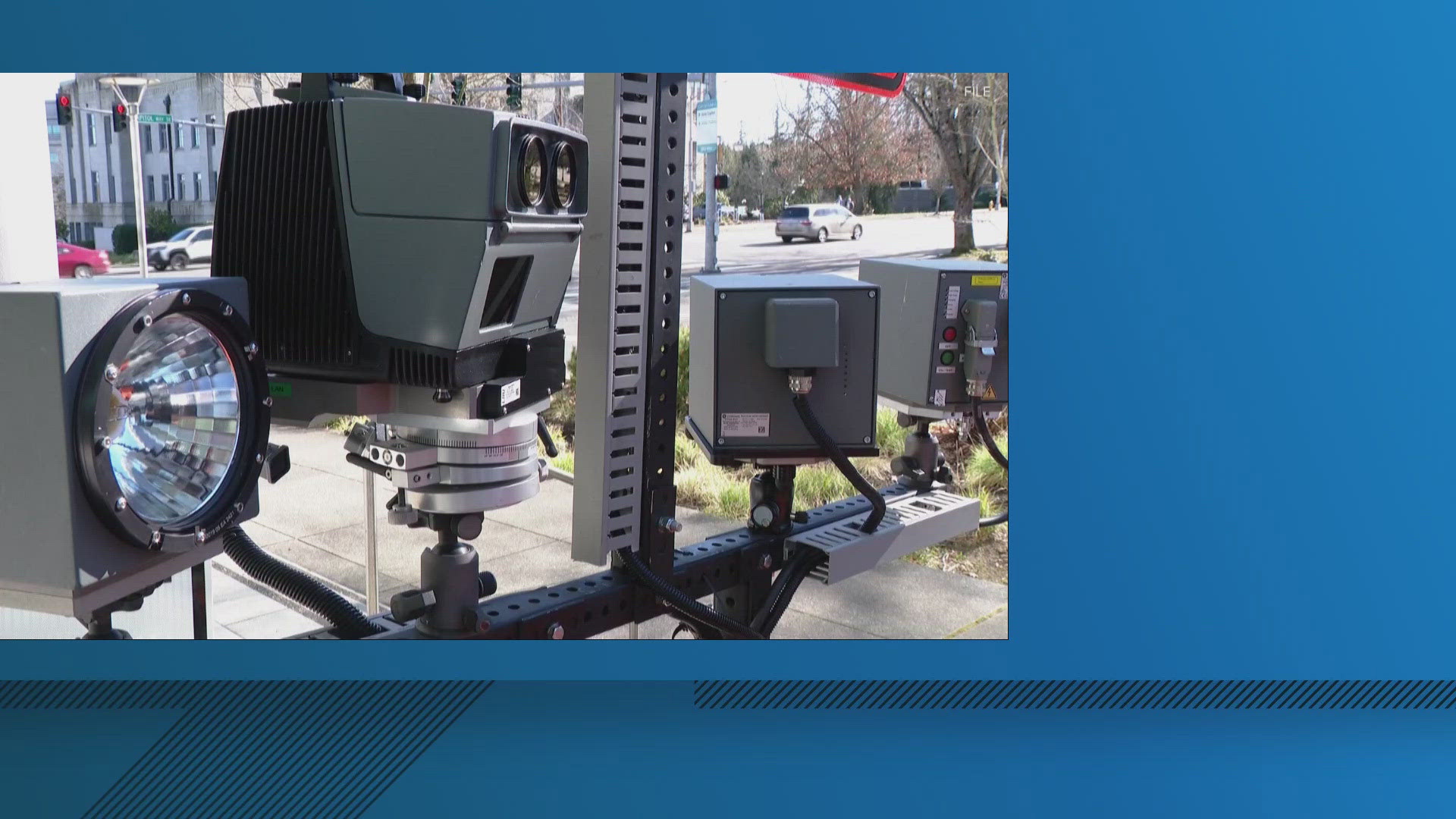 WSDOT says the cameras will be placed on eastbound I-90 between the Liberty Lake and Stateline exits. Those caught speeding will receive a notice, not a ticket. 