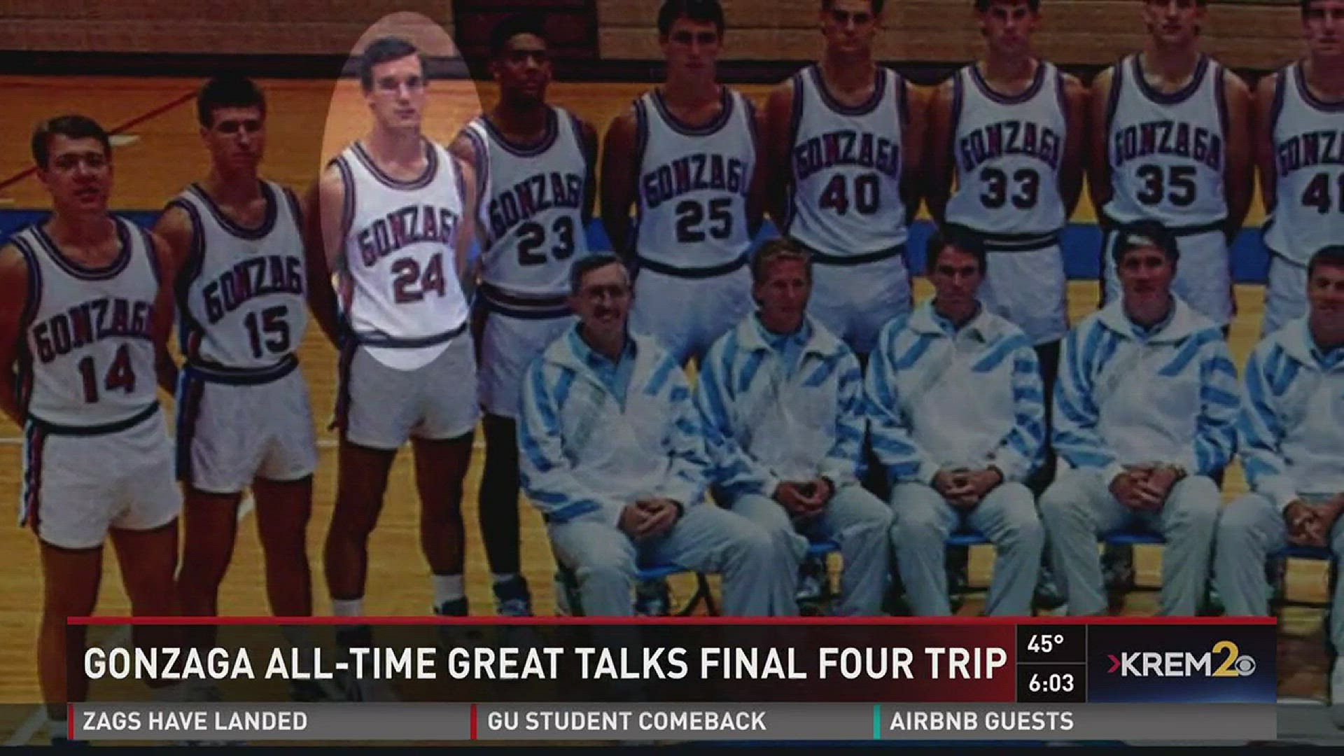 Gonzaga great Jim McPhee talks about Final Four trip