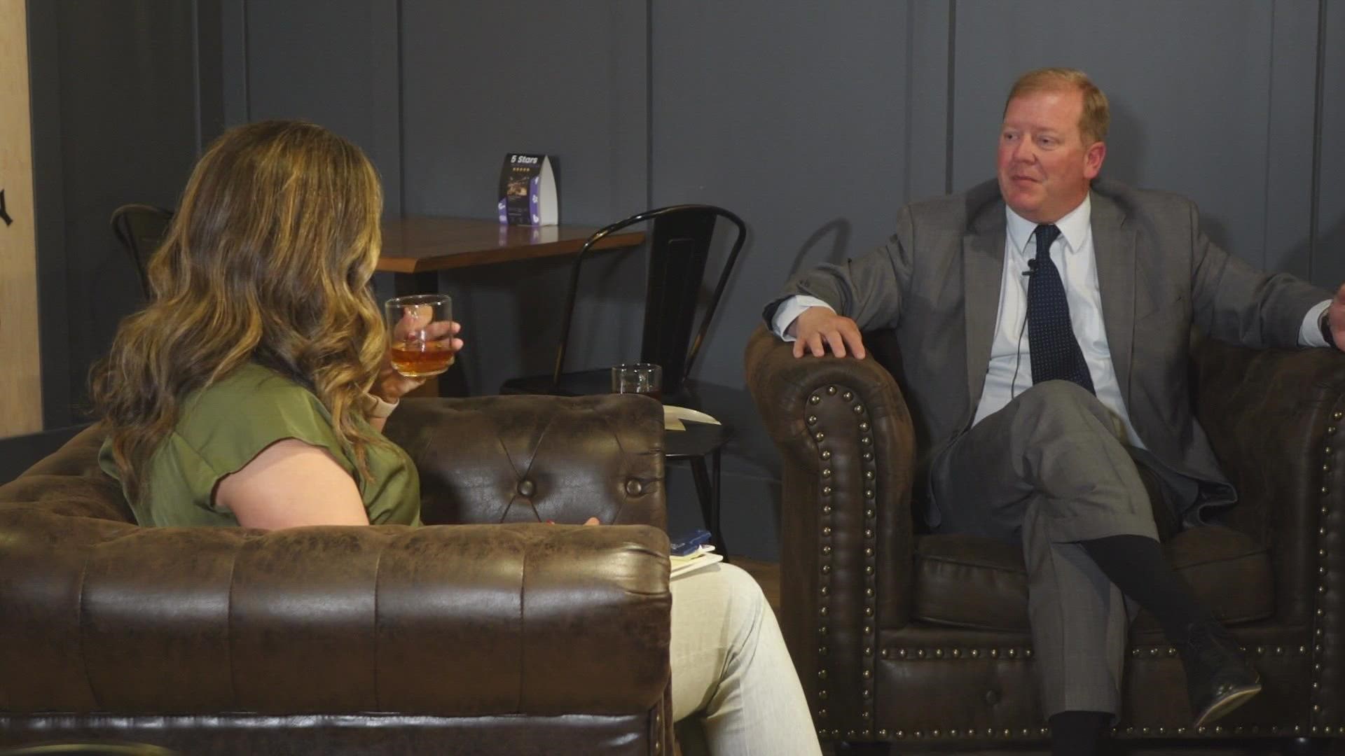 John Nowels spoke with KREM 2's Amanda Roley over tea about why voters should elect him to be the next Spokane County sheriff.