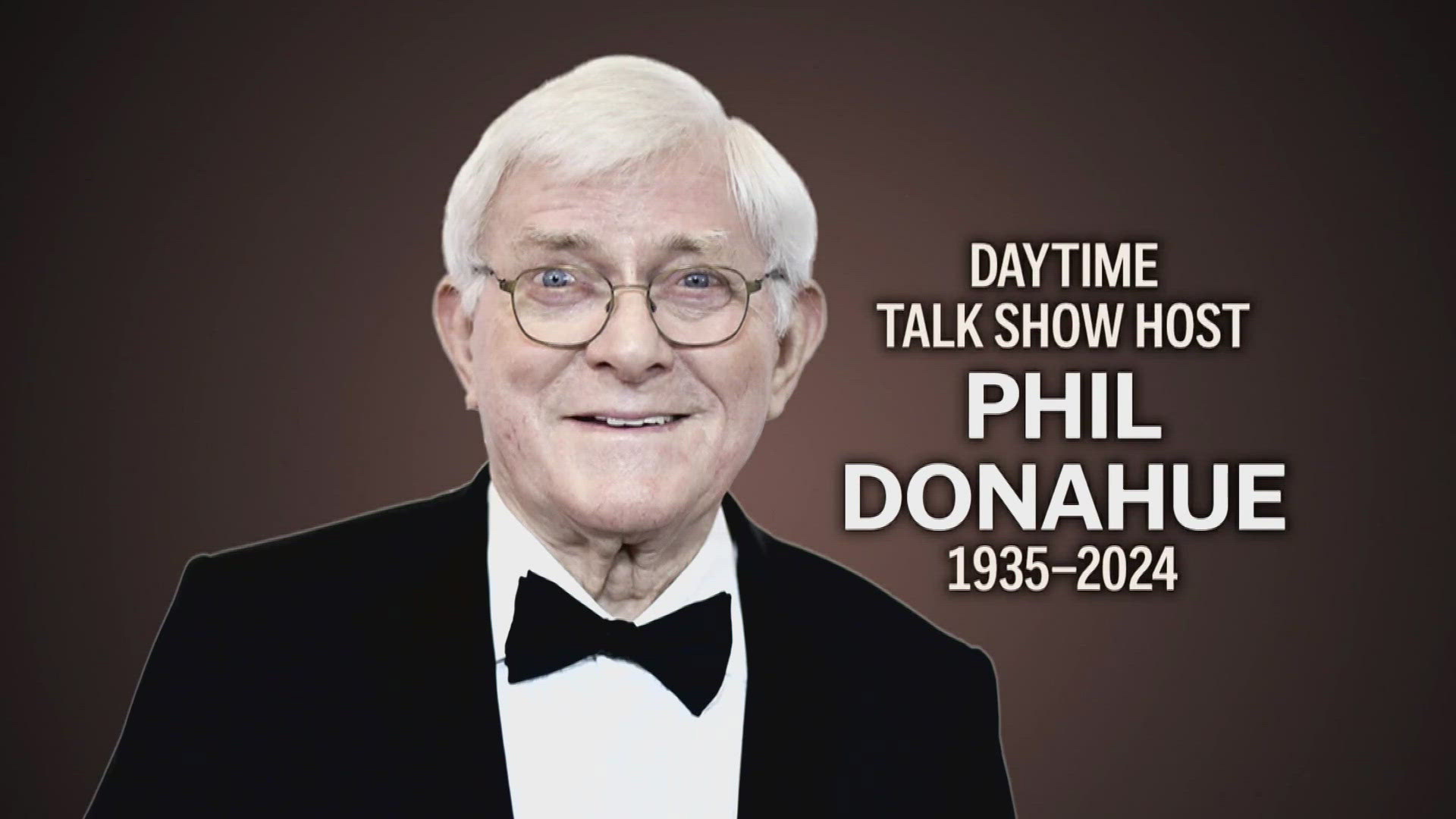 Often known as the "king of daytime talk," Phil Donahue died at the age of 88.