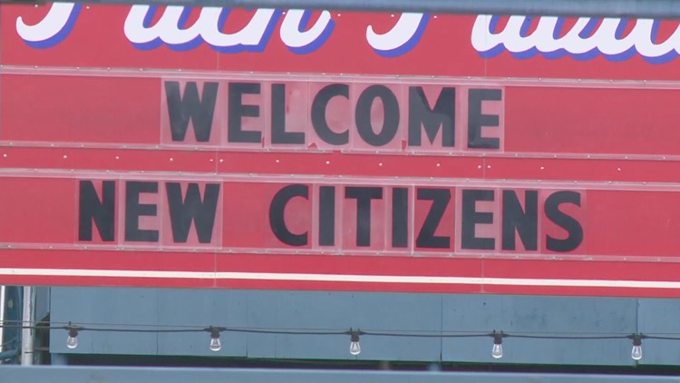 Avista Stadium welcomes 20 new U.S. citizens with naturalization ceremony