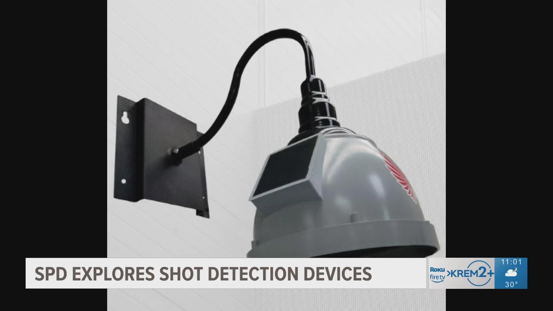 The detectors can show police where shots are coming from within a matter of seconds.