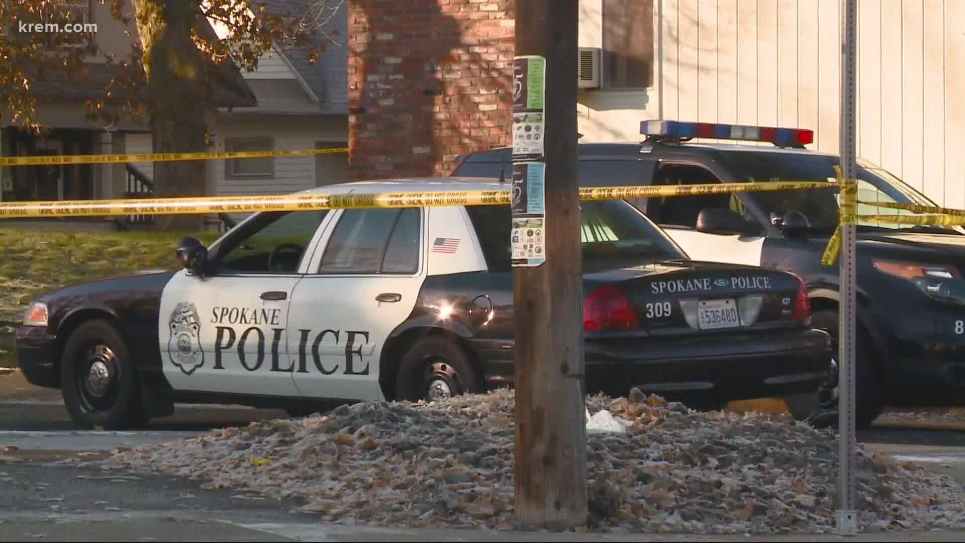 The shooting happened near Jefferson Street and Northwest Boulevard in Spokane on Wednesday morning.