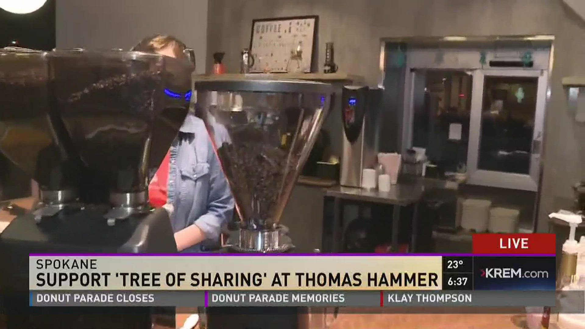 Support 'Tree of Sharing' at Thomas Hammer