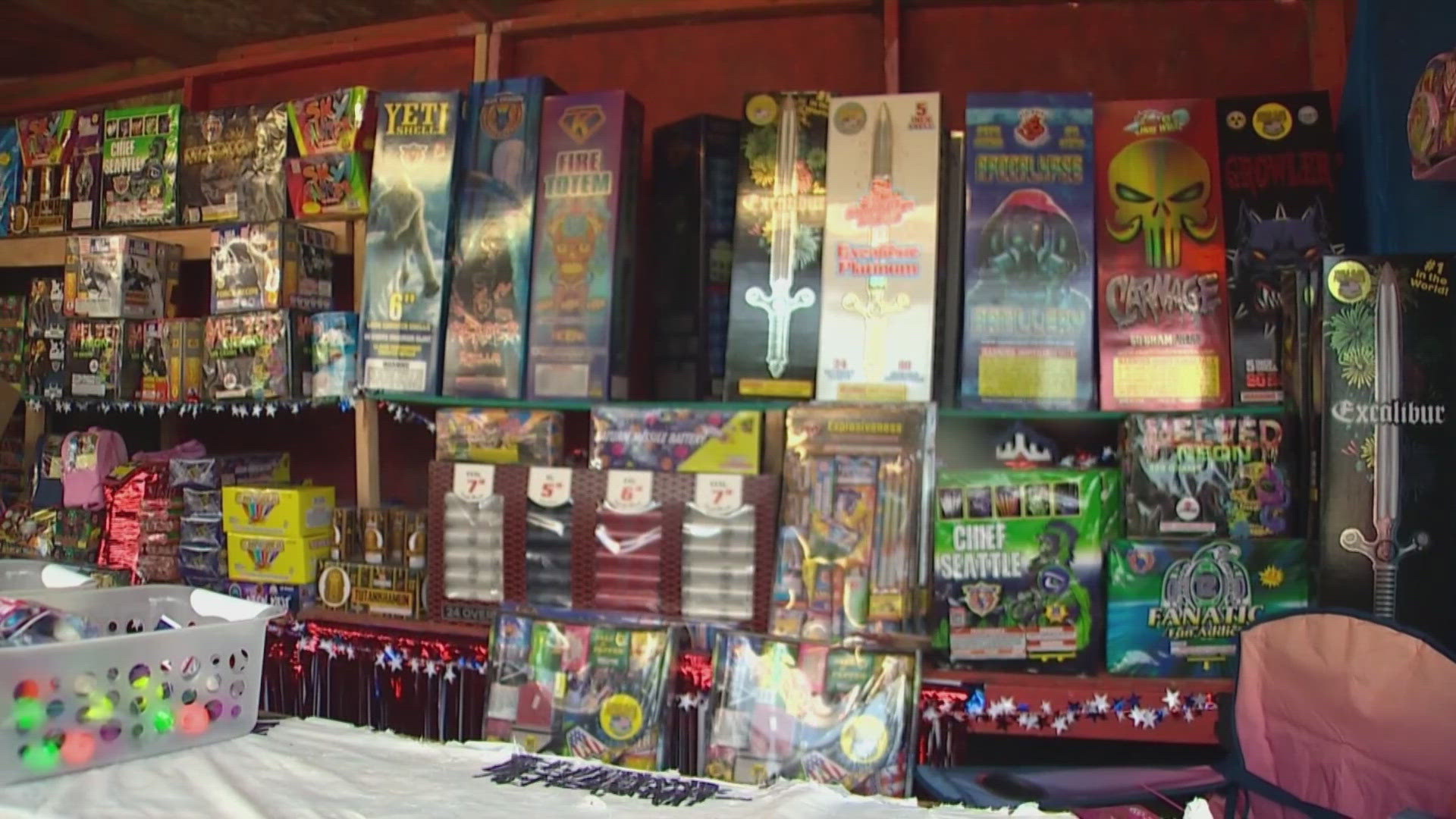 Lighting fireworks is illegal in Spokane County except for on private property within Airway Heights, Medical Lake and Deer Park.