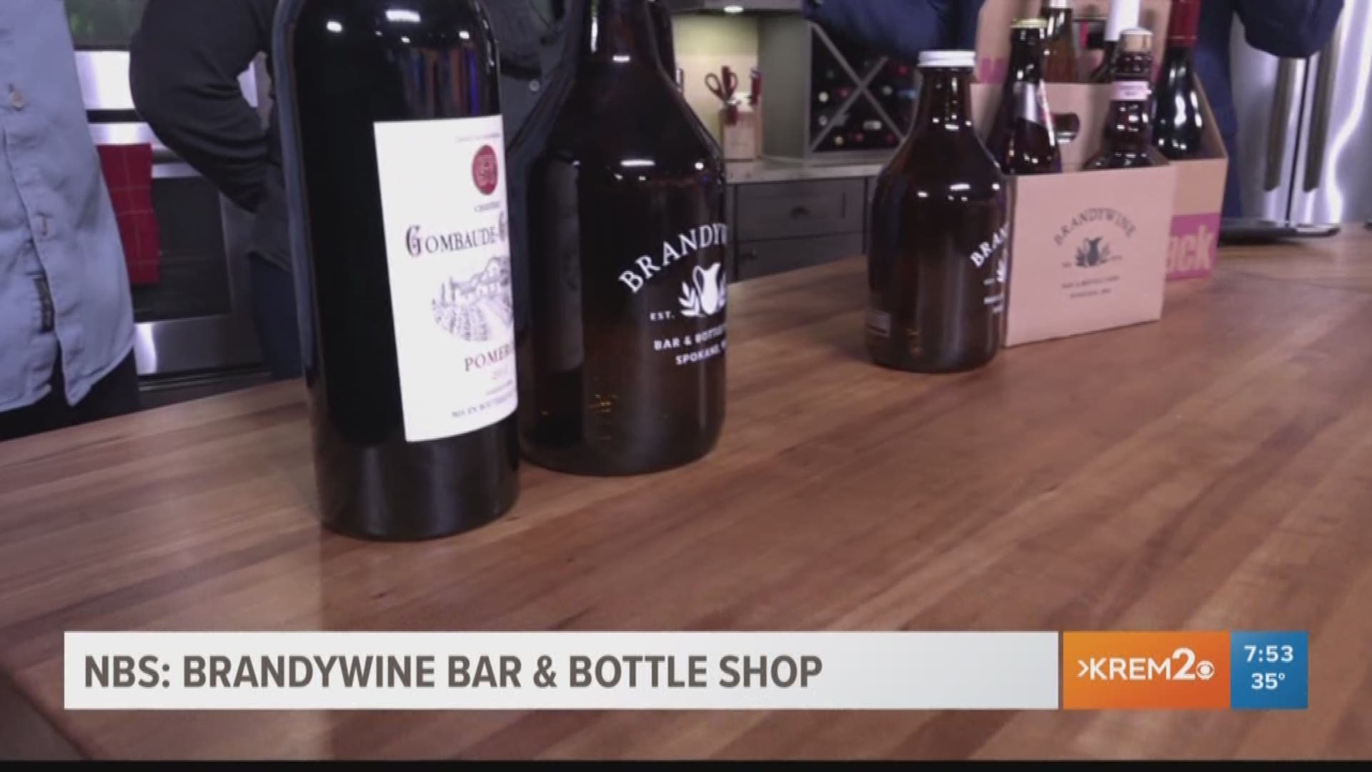 Caitlin Richardson and John McCormack from Brandywine Bar & Bottle Shop give KREM's Taylor Viydo and Evan Noorani a look at their new business.
