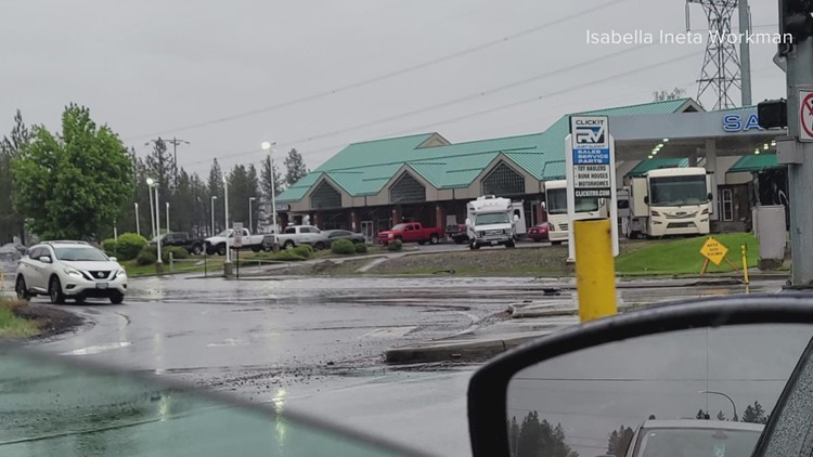 Rain in Inland Northwest creating flooding in some areas