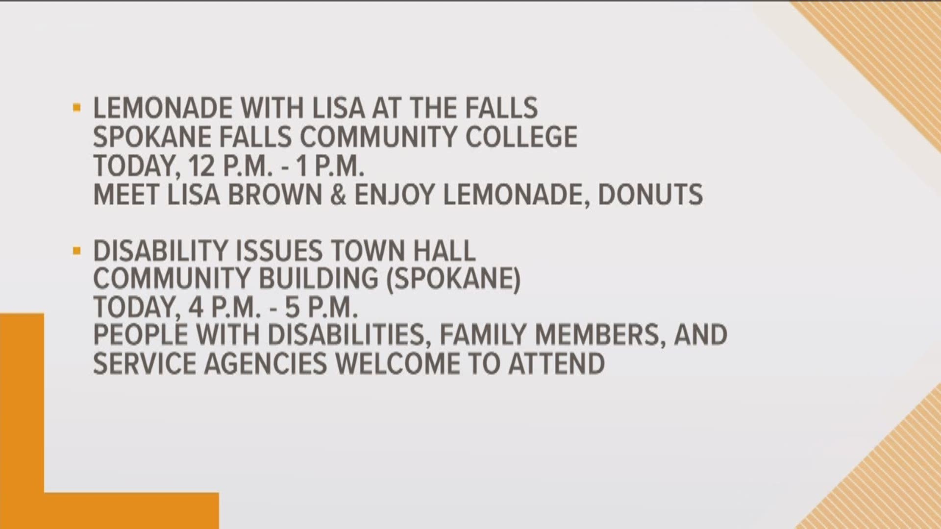 Lisa Brown holding events in Spokane on Tuesday