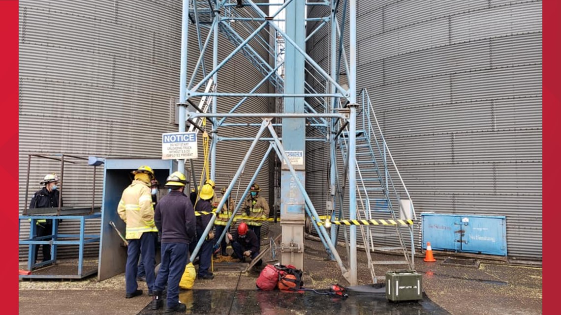 Spokane Valley fire crews rescue man who fell in grain elevator - Vimarsana News