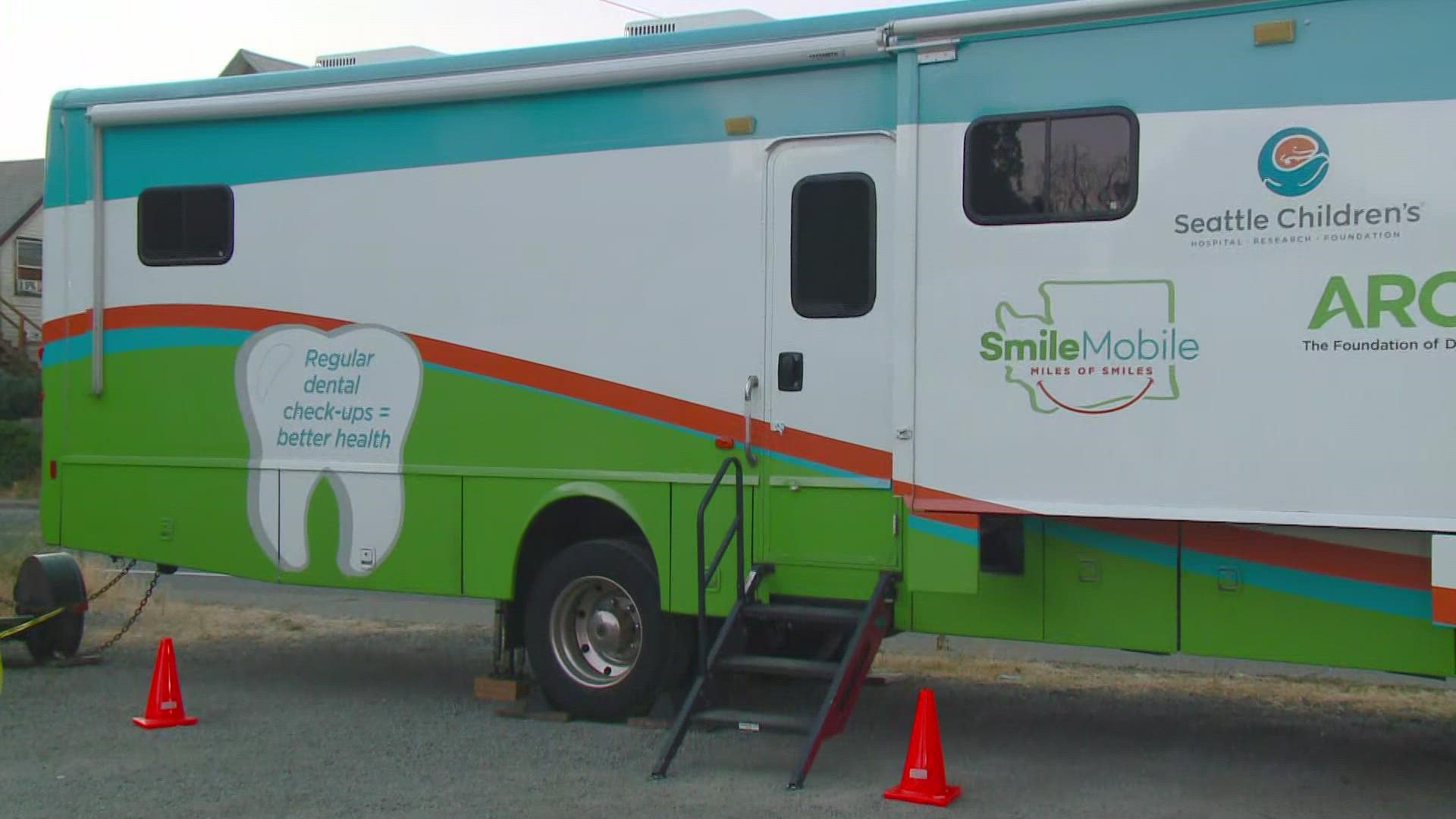 Free SmileMobile appointments are available from Sept. 20-23, from 10 a.m. to 5 p.m.