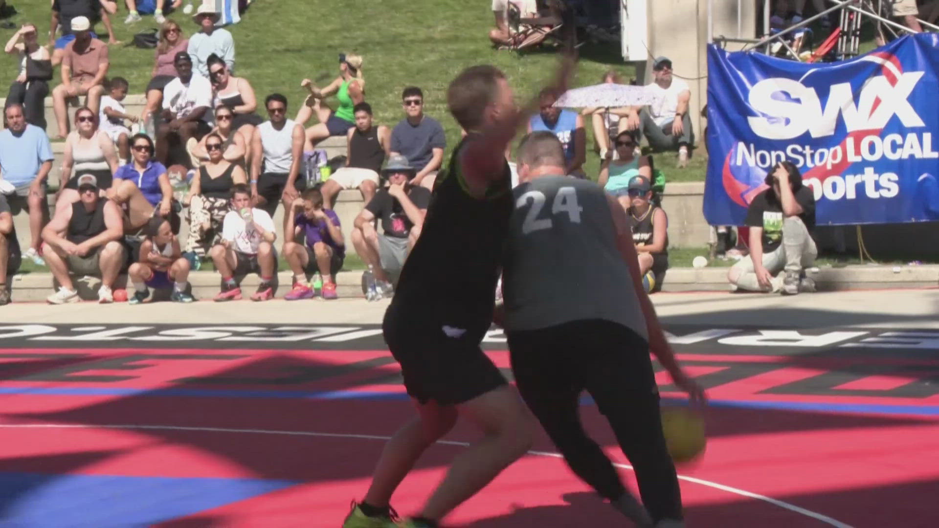 Hoopfest weekend came to a close Sunday afternoon.