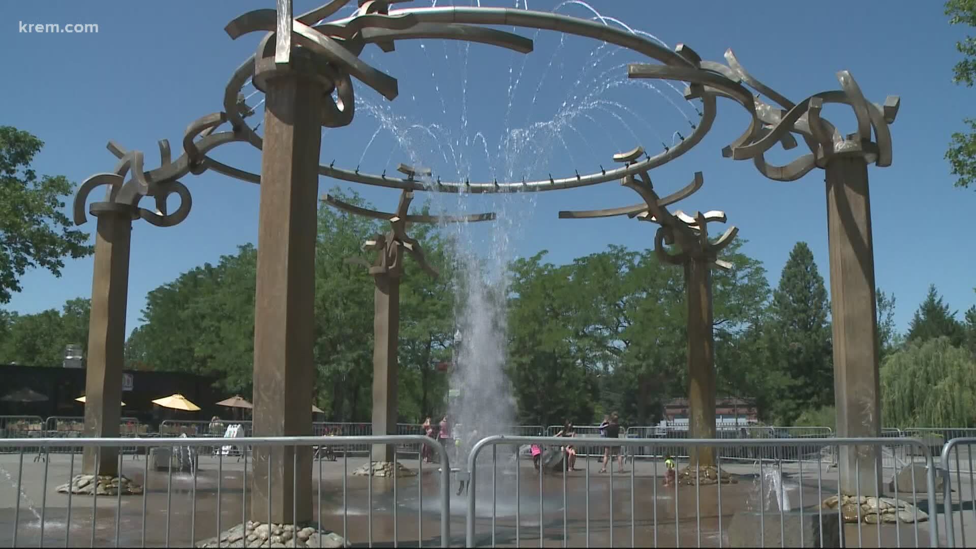 Currently, there are four splash pads open to the public to enjoy during the warm days ahead.