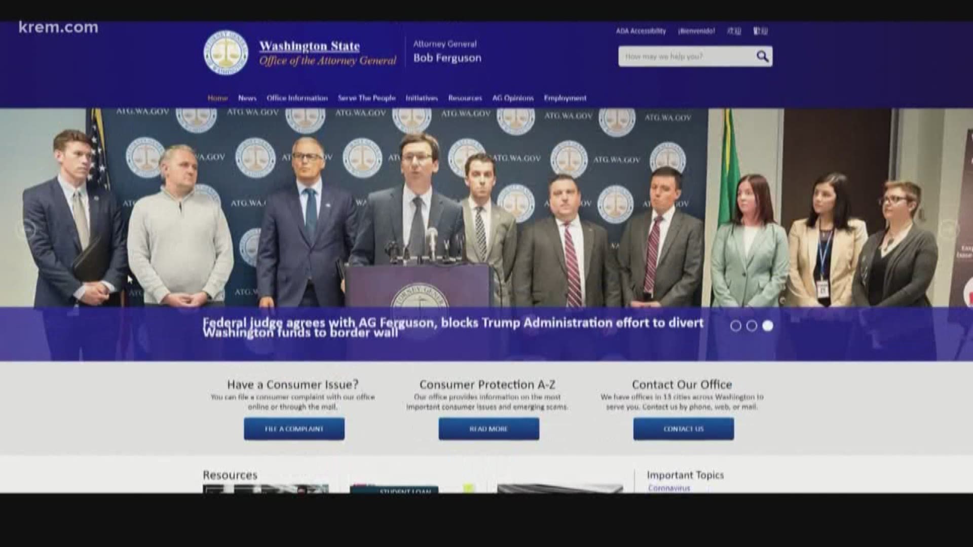 The Washington State Office of the Attorney General says they have received 321 price gouging complaints in the month of March. That's more than average.