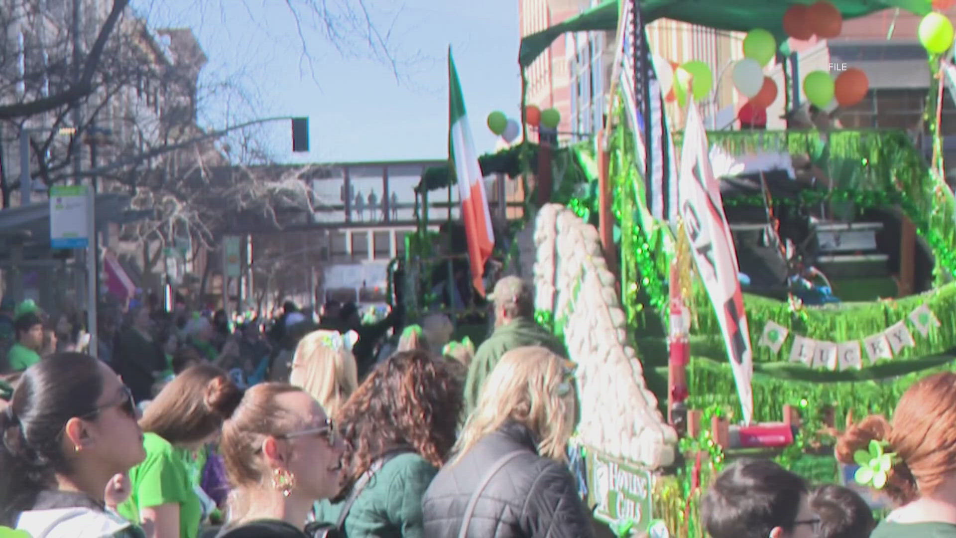 The St. Patrick's Day Parade will be held in downtown on Saturday, March 15 at noon. 