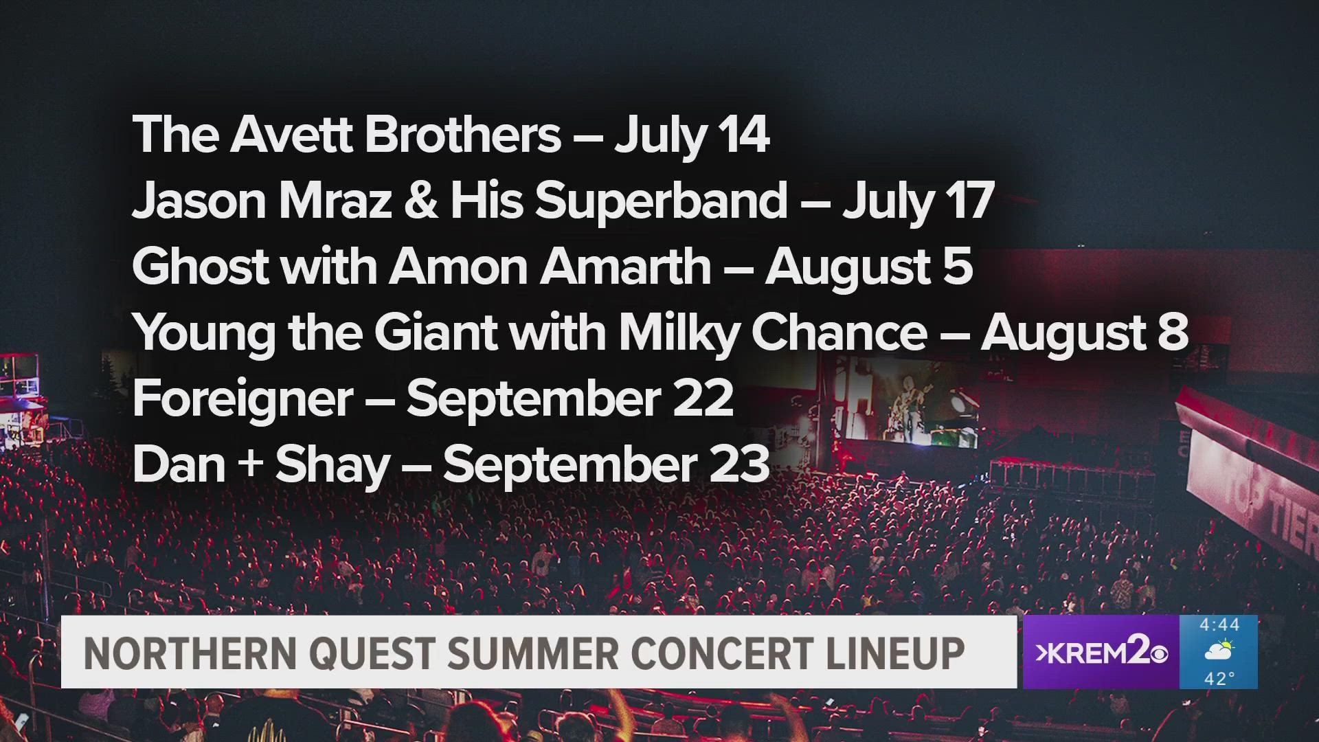 Northern Quest announces first artists for 2023 concert series