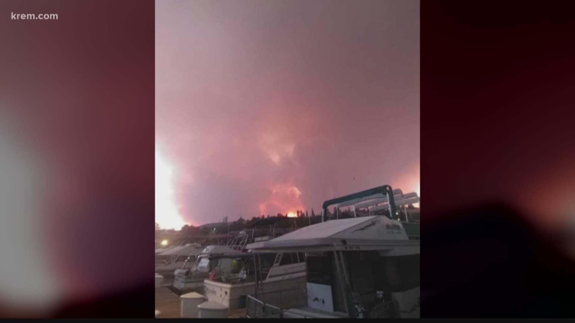 Fire officials say lightning sparked the Williams Flats Fire, which began burning on the Coville Reservation on Friday. KREM's Tim Pham spoke with those being asked to evacuate.