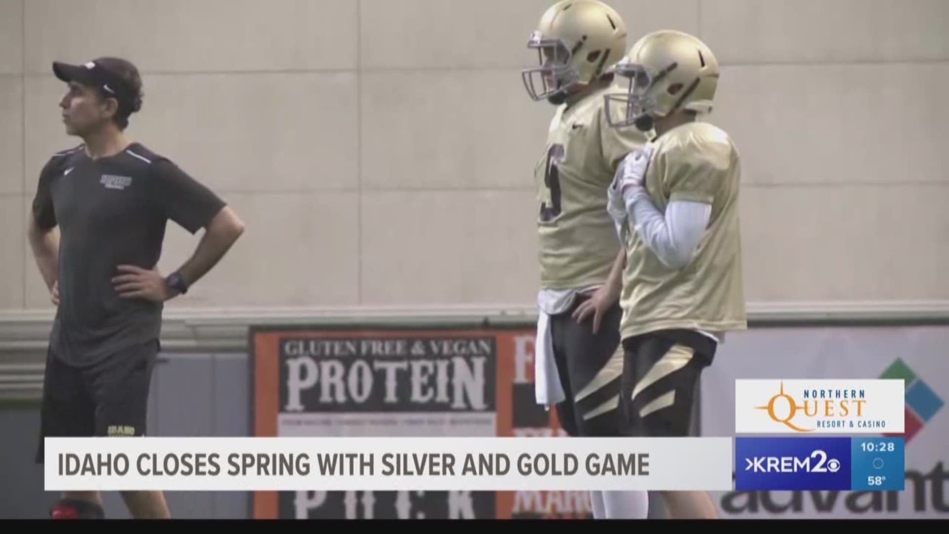 Idaho's three-way quarterback competition was on display as Paul Petrino's team took another step toward their return to the Big Sky. (04-27-2018)