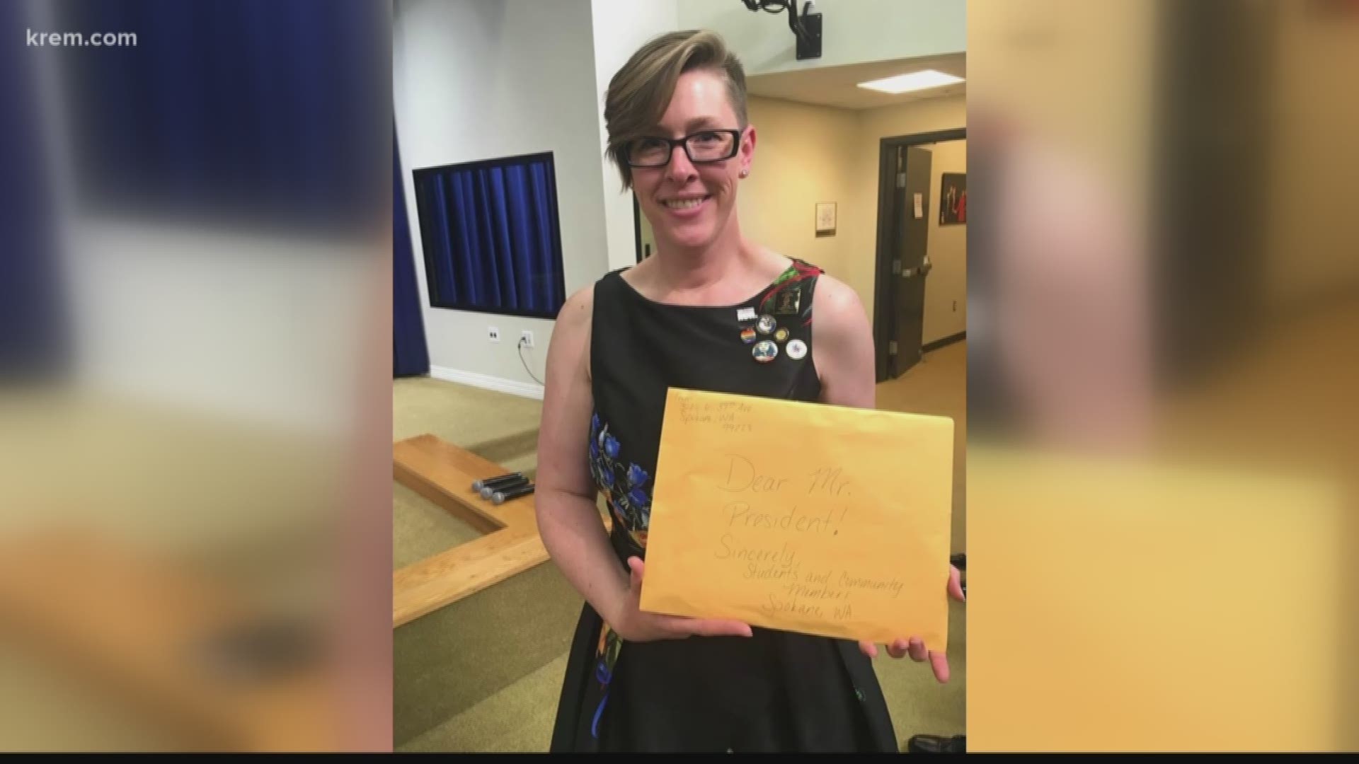 National Teacher of the Year Mandy Manning explains why she gave notes from students to Pres. Trump