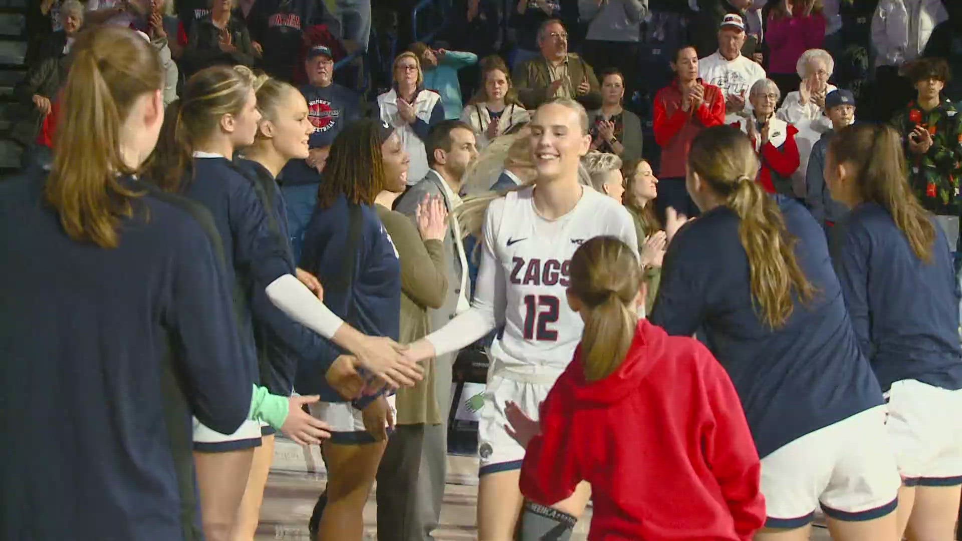 The win marks Gonzaga women's 31st straight in the Kennel.