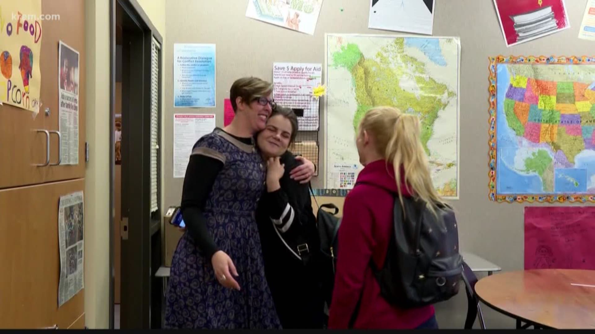 KREM Reporter Alexa Block spoke with Mandy Manning, a Spokane teacher who was named National Teacher of the Year, about funding cuts to schools across the state.