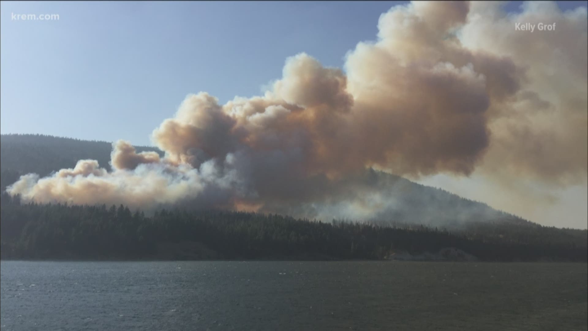 Boyds Fire burning near Kettle Falls still not contained (8-15-18)