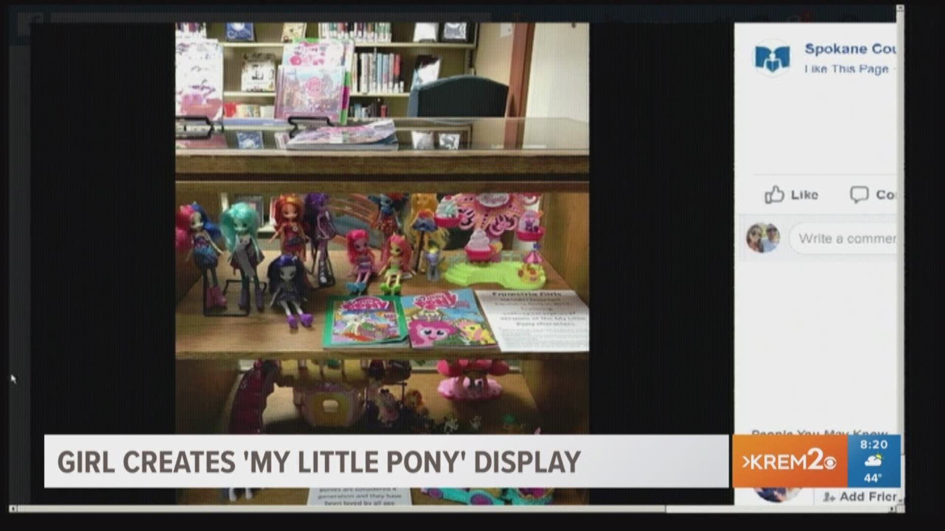 Local girl creates My Little Pony display at library (4-24-18)