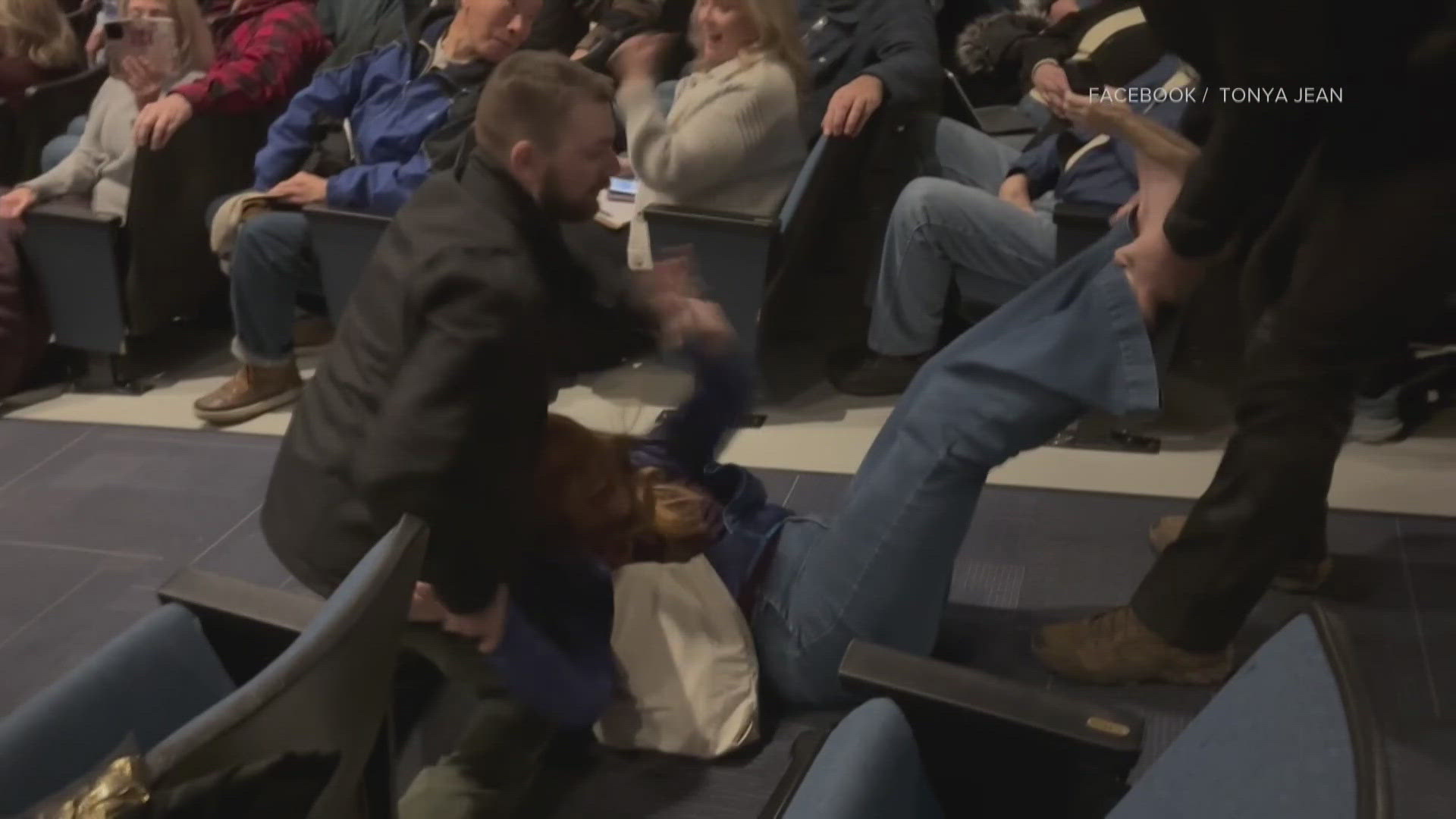 Woman Dragged Out of Kootenai County Republican Central Committee Town Hall