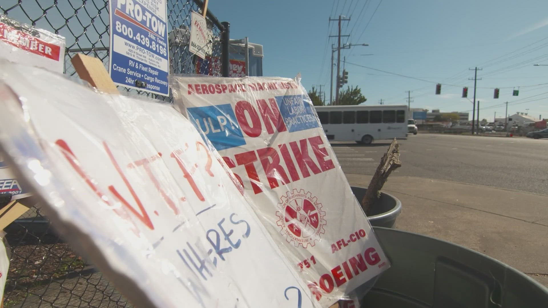 After another round of contract talks, Boeing pulled its latest offer and thousands of machinists will remain on strike.