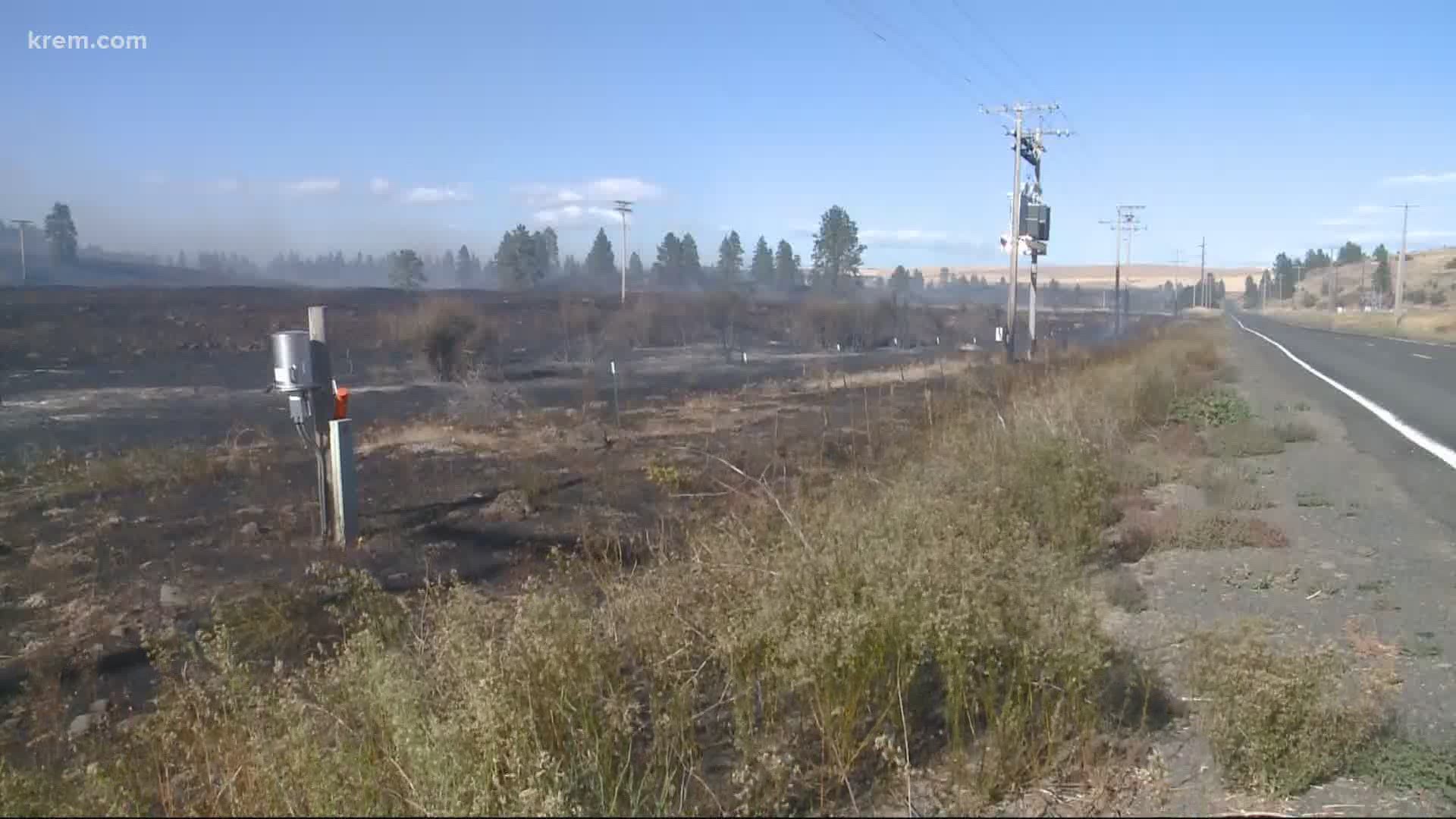 The small town of Malden saw 70-80% of its buildings destroyed in a fast moving wildfire in Whitman County.