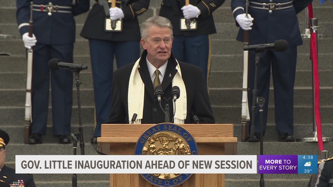 Idaho Gov. Brad Little sworn in for second term during Friday inauguration