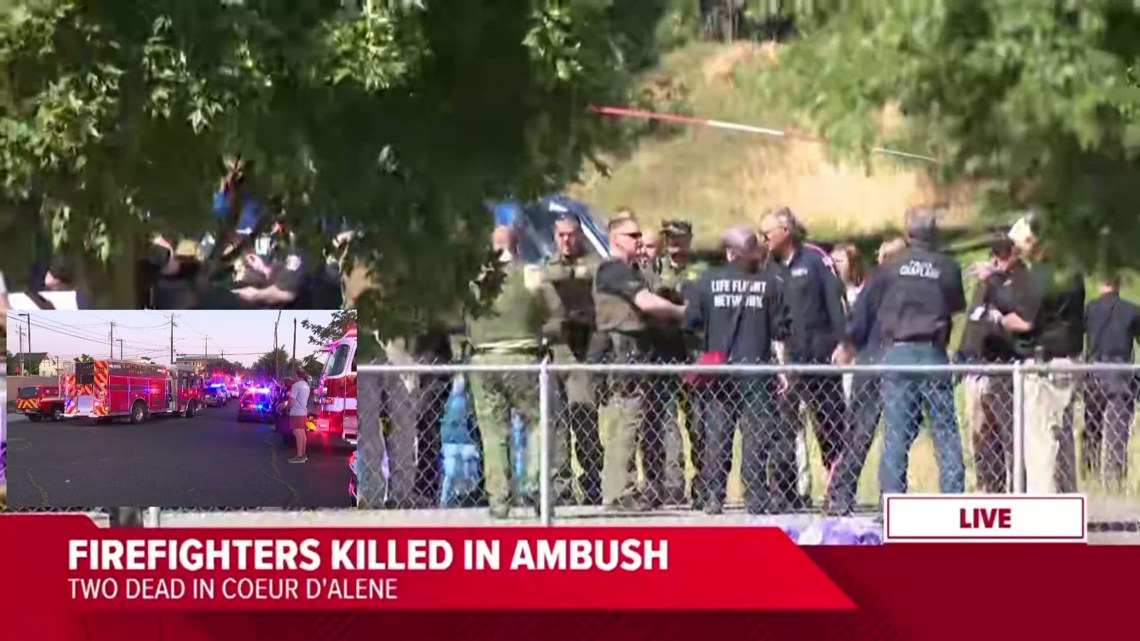 'A total ambush': 2 firefighters killed in shooting near Coeur d'Alene ...