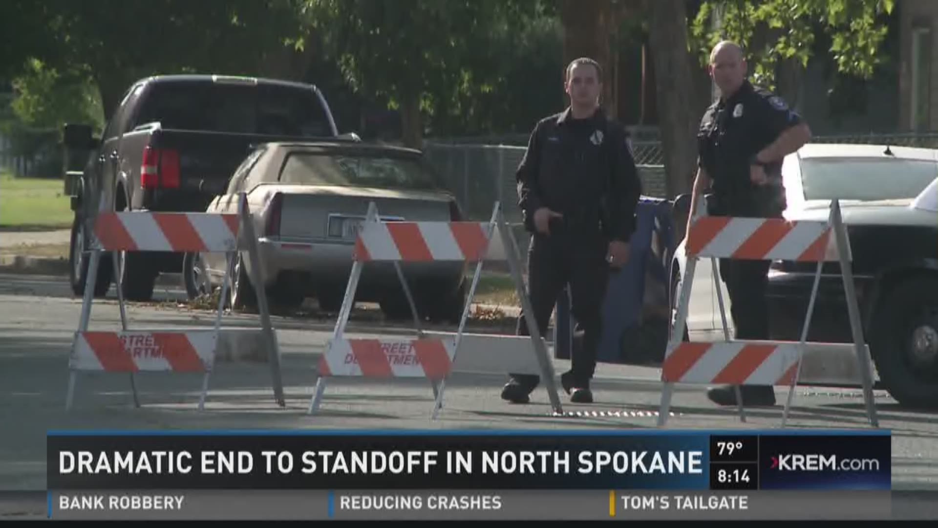 Suspect arrested after standoff in N. Spokane | krem.com